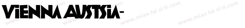 Vienna Austsia字体转换